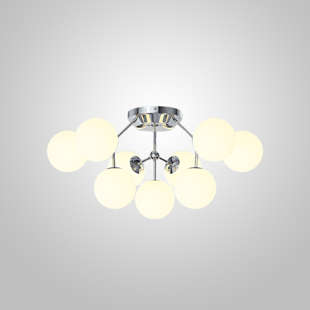 Потолочная люстра MARTIAL L9 Chrome by ImperiumLoft