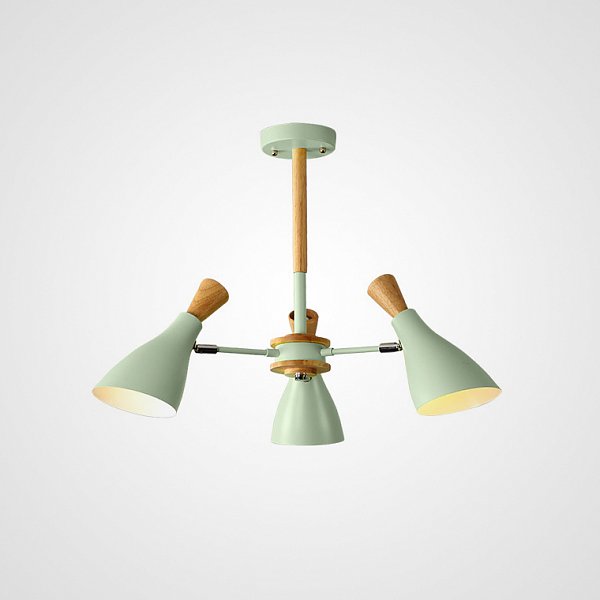 Люстра на штанге TUNE L3 Green by ImperiumLoft