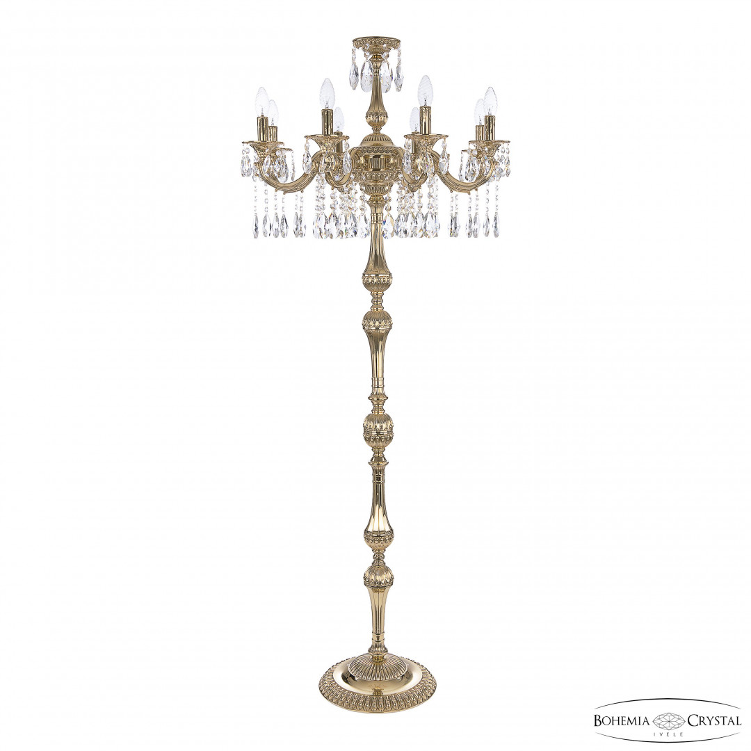 Торшер бронзовый 73101T/8/210 A G Bohemia Ivele Crystal