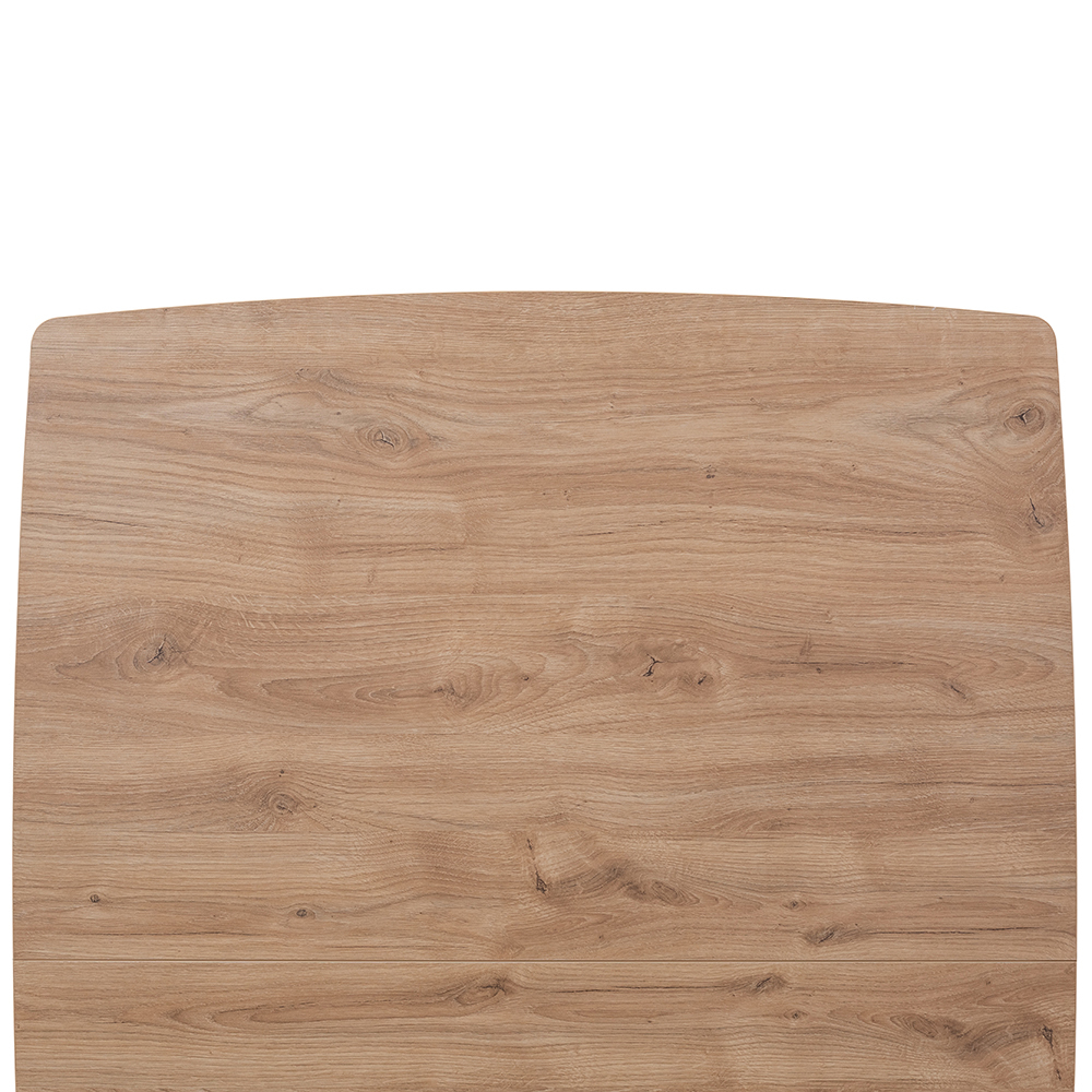 Стол Oslo 120-160 x 80см, Дуб Навара, чёрный Bradex Home FR 0802