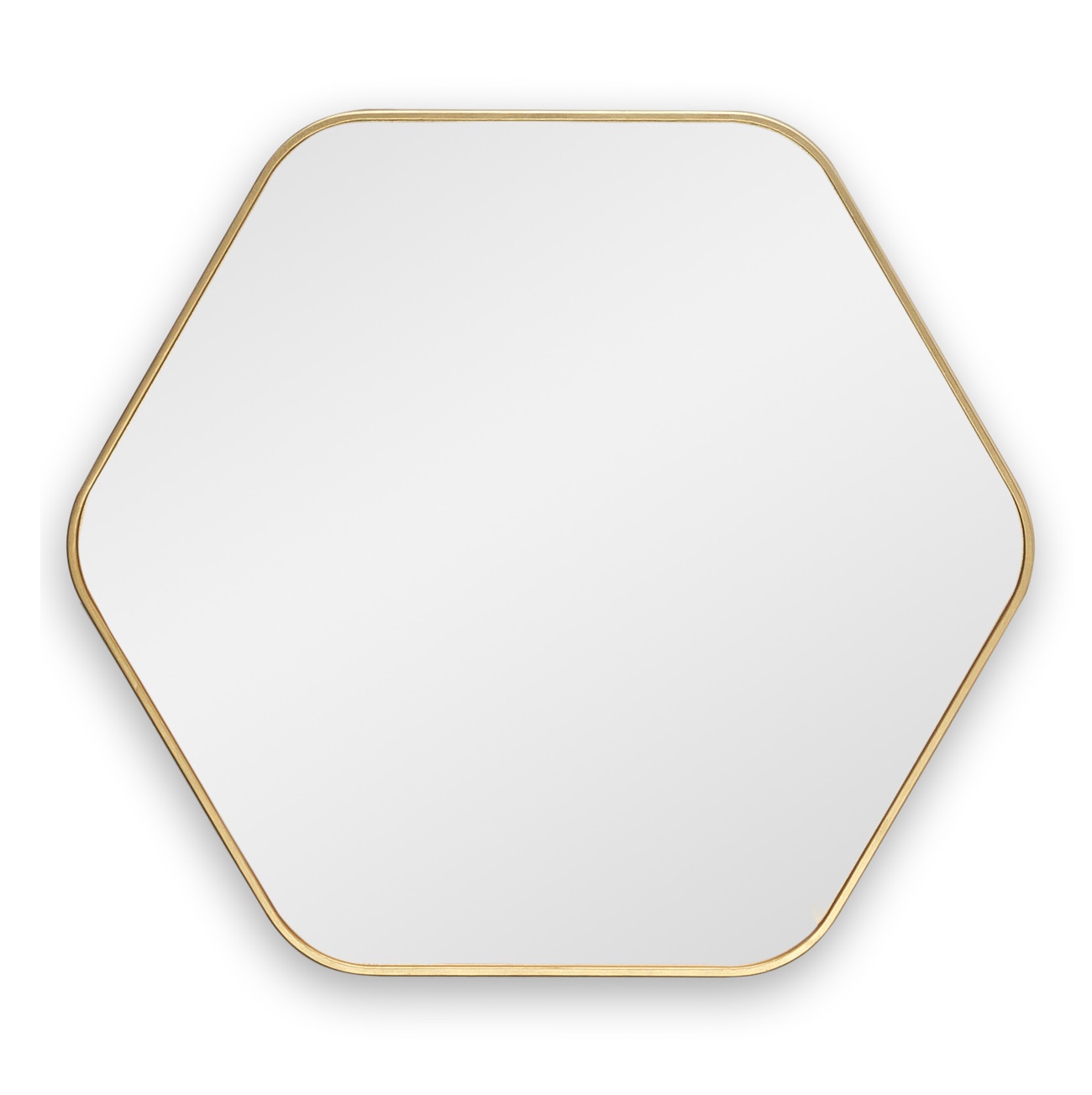 Hexagon M Gold Зеркало в тонкой раме Smal Art-Zerkalo SM155GL