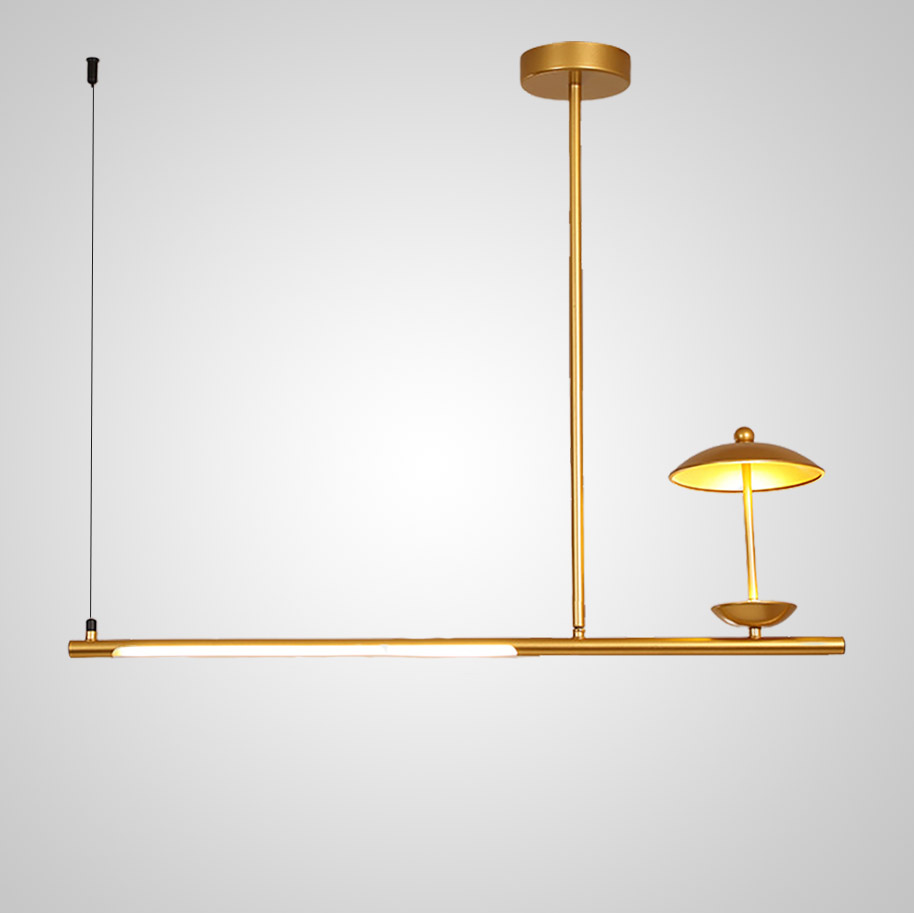 Подвесной светильник HETLEY B L3 Gold Black by ImperiumLoft