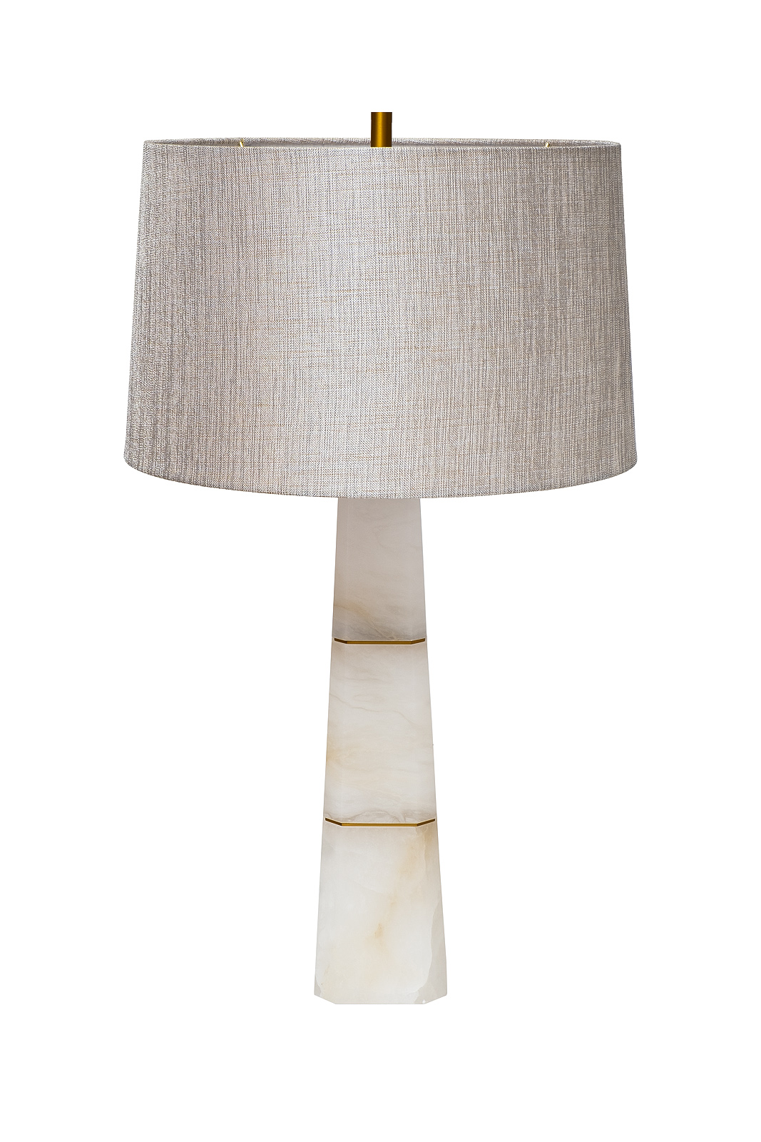 Лампа настольная плафон цвет серо-бежевый Н.81 Garda Decor 185HM-03523