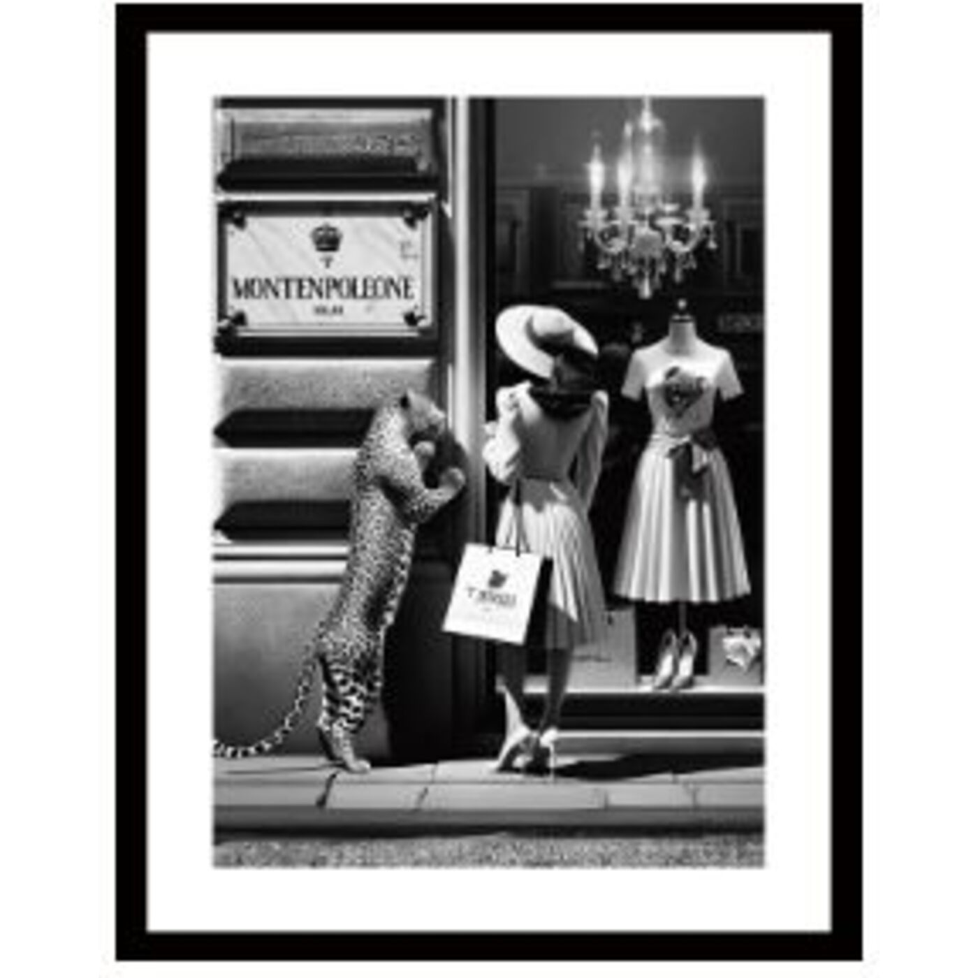 Картина в раме Window Shopping 80x120cm KARE 57685