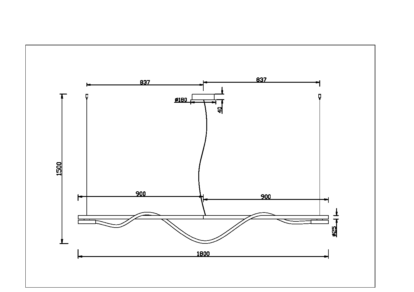 Подвесной светильник Maytoni MOD166PL-L20G3K