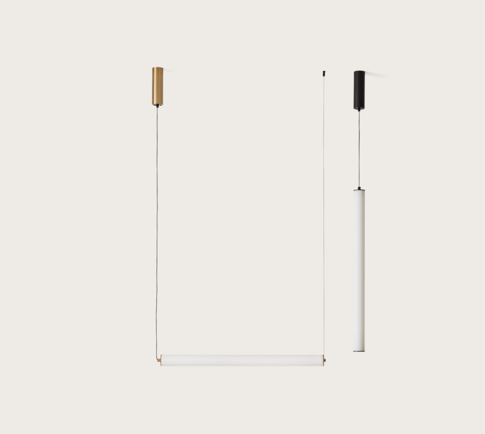 Подвесной светильник Tube золотистый Aromas del Campo