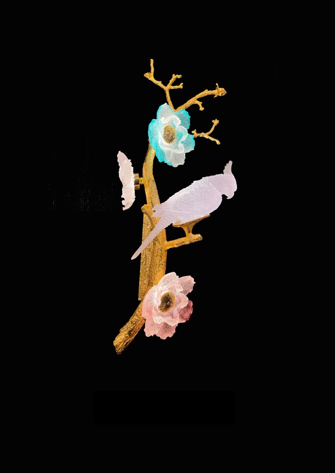 Бра Fluorite FL1099-3WR