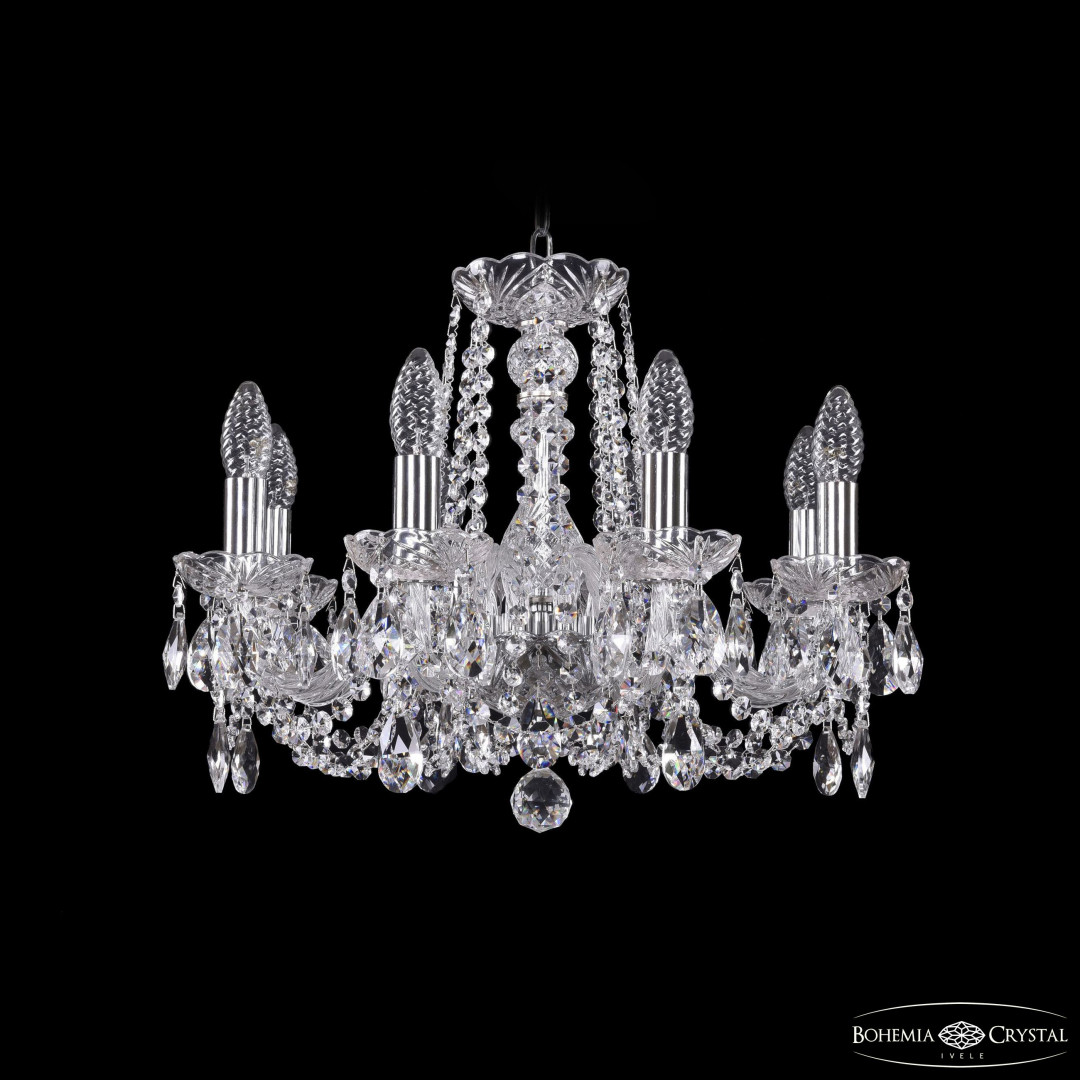 Люстра хрустальная 1402/8/160 Ni