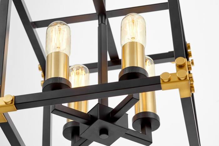 Подвесная люстра Lumina Deco LDP 1140-4 BK+MD