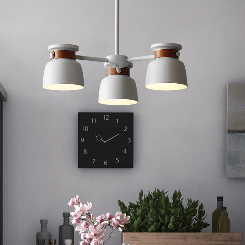 Люстра на штанге LOOP L8 White by ImperiumLoft