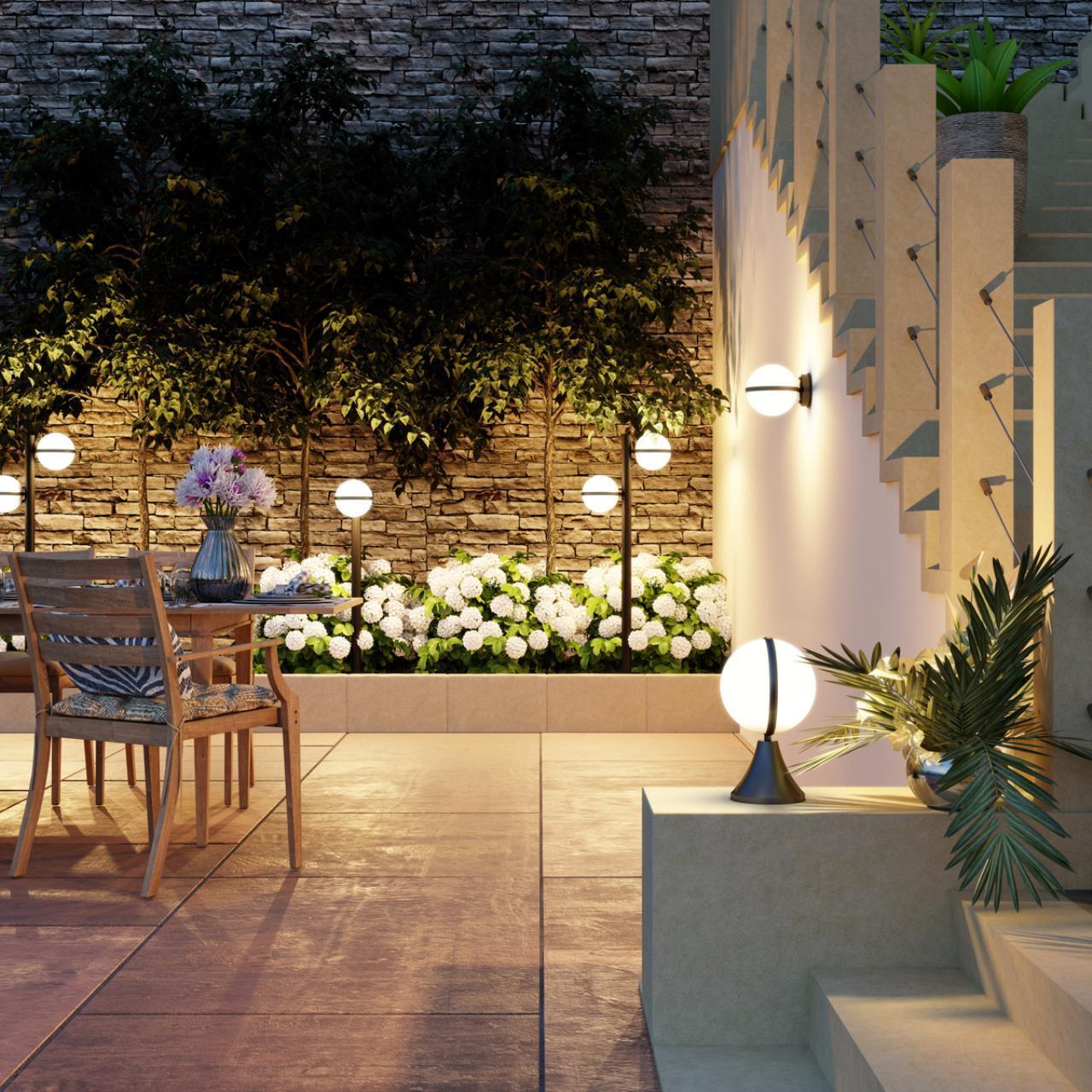 Ландшафтный настенный светильник Odeon Light 4832/1W