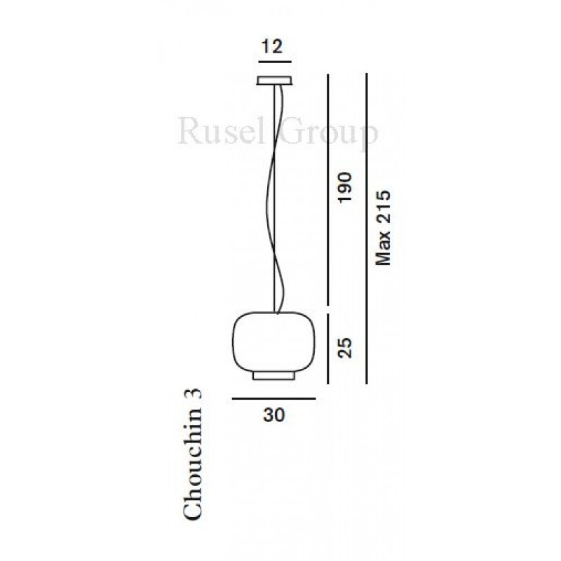 Подвесной светильник Foscarini Chouchin 3 sospensione