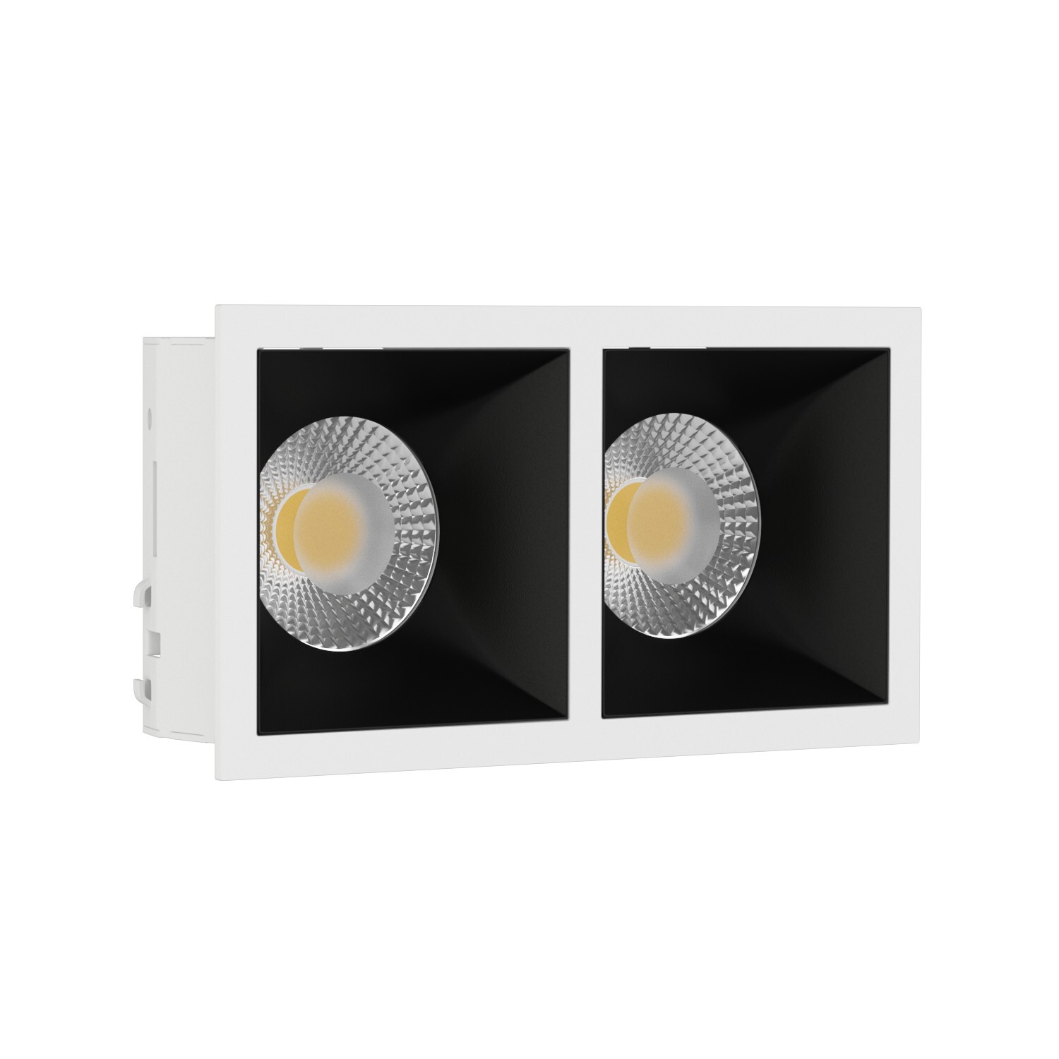 Встраиваемый светильник под сменную лампу Ledron RISE KIT2 White-Black