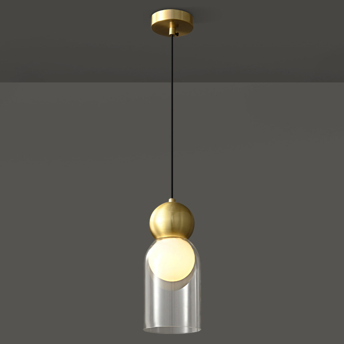 Подвесной светильник FANUEL D10 Brass by ImperiumLoft