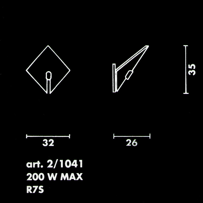 Настенный светильник Sothis 2/1041-7-43
