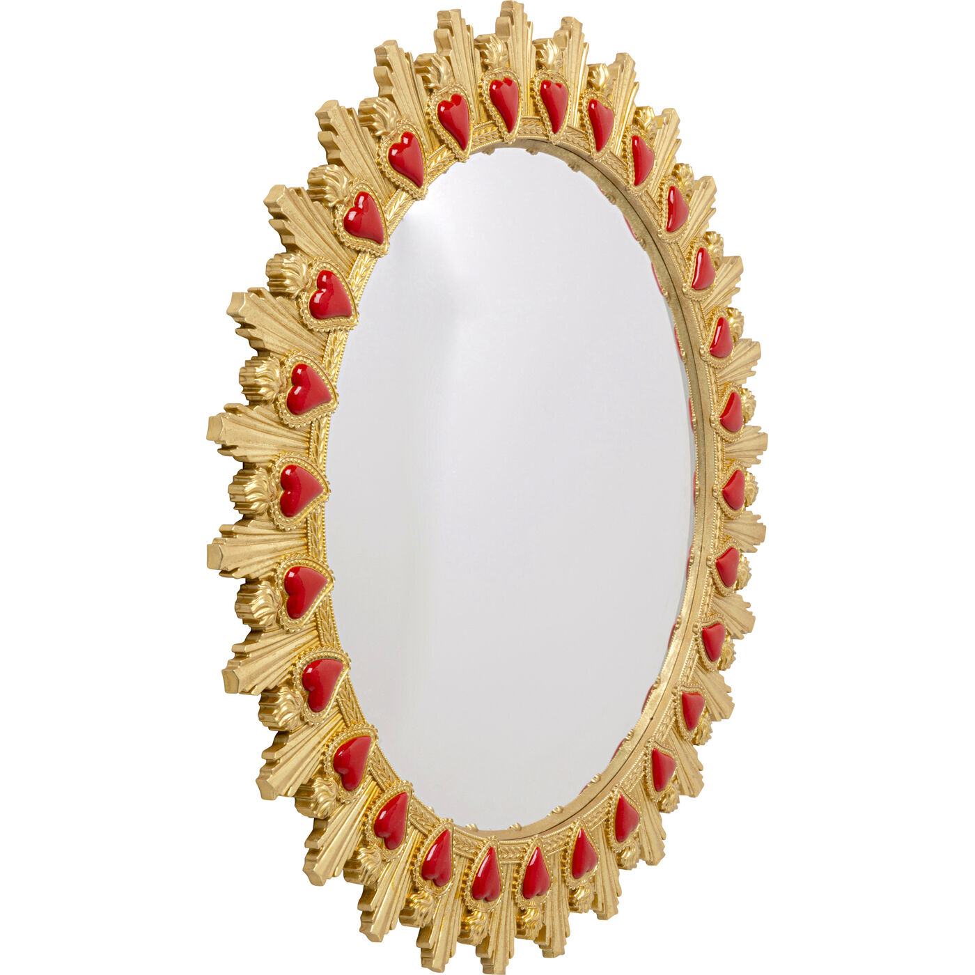 Зеркало настенное Flaming Heart Ø81cm KARE 70884