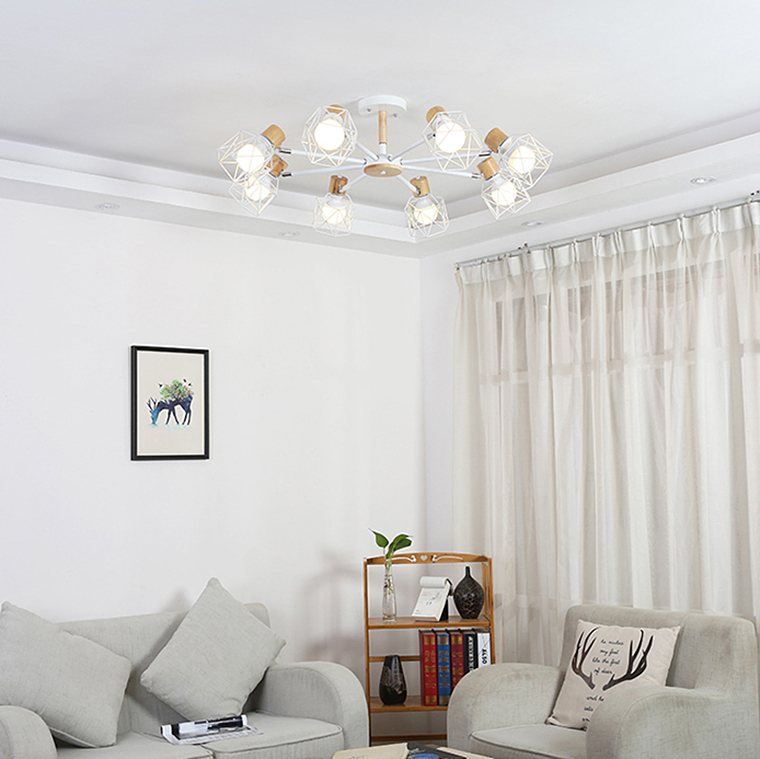 Потолочная люстра CORF B3 Black 3 lamps by ImperiumLoft