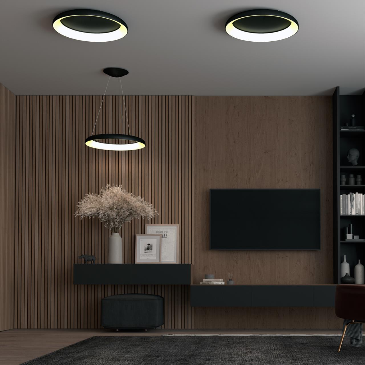 Светильник накладной диммируемый со сменой цветовой температуры (беспроводной пульт ДУ в комплекте) Novotech 359025