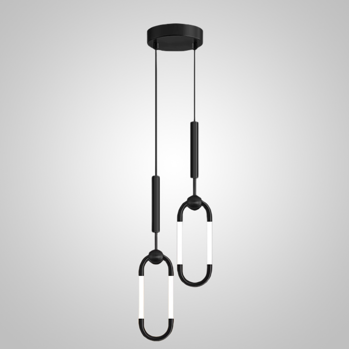 Подвесной светильник FINNUR DUO C H30 Black by ImperiumLoft