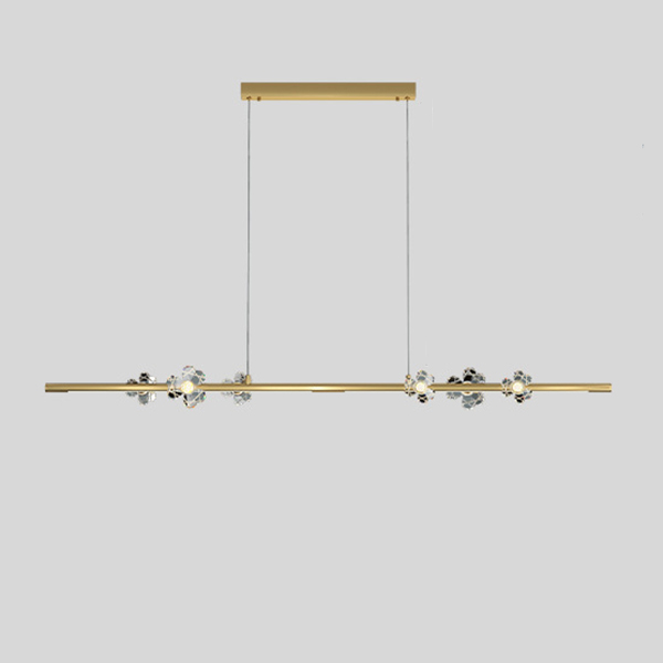 Подвесной светильник CAMILIA LONG L140 Brass by ImperiumLoft