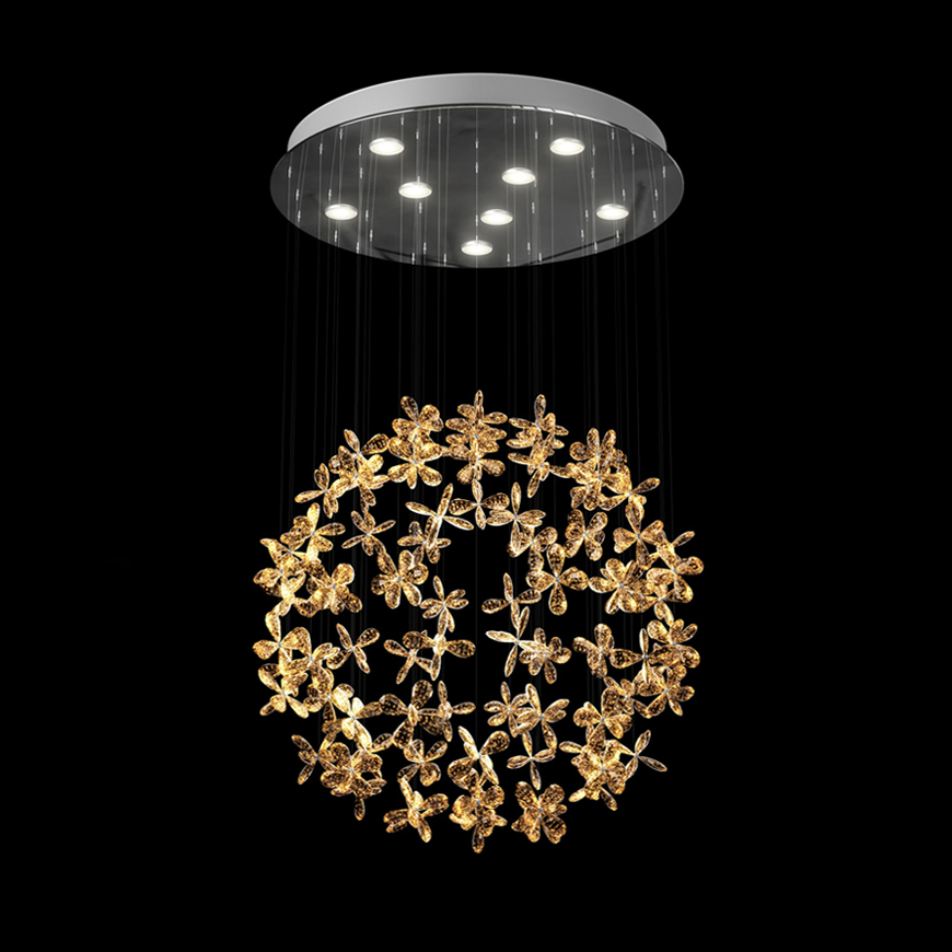 Подвесная люстра LUCIEN D50 Amber by ImperiumLoft