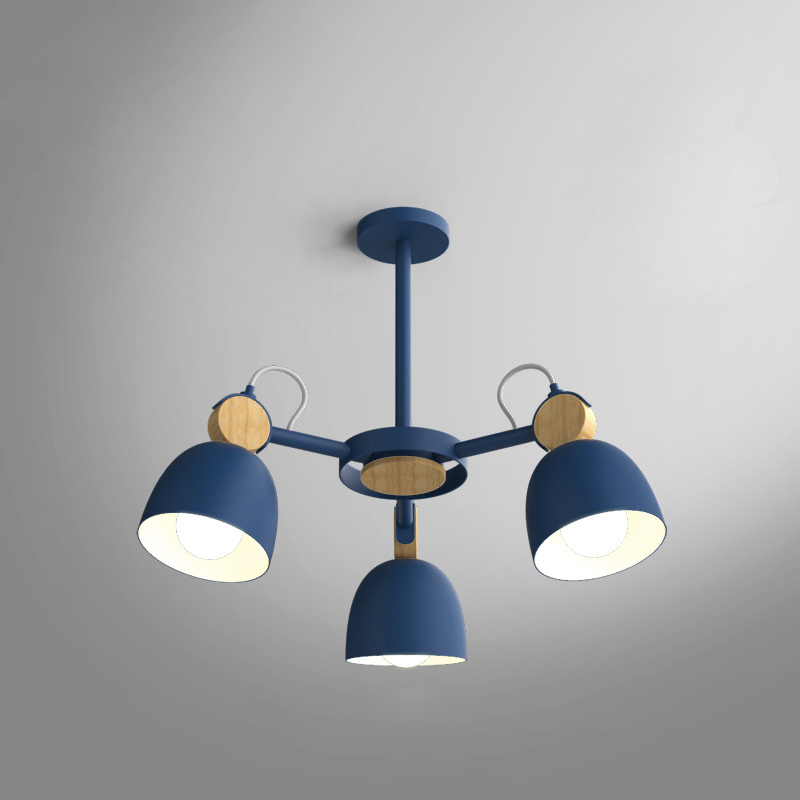 Потолочная люстр на штанге ROLLA 3 bilberry by ImperiumLoft