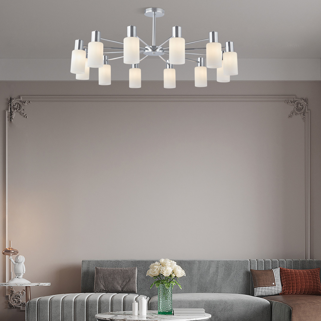 Люстра потолочная с плафонами 335354/12 CR Arte Milano