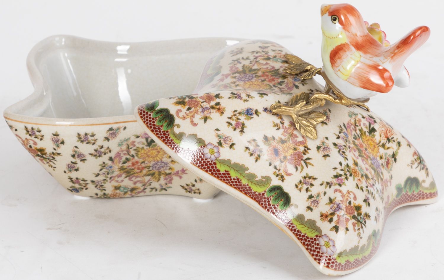 Шкатулка с птичкой Glasar B1321HC/X2178