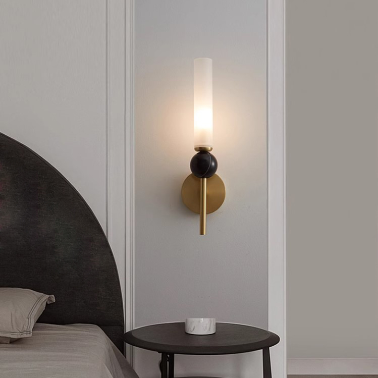 Настенный светильник CYLINDER WALL H38.5 Brass by ImperiumLoft
