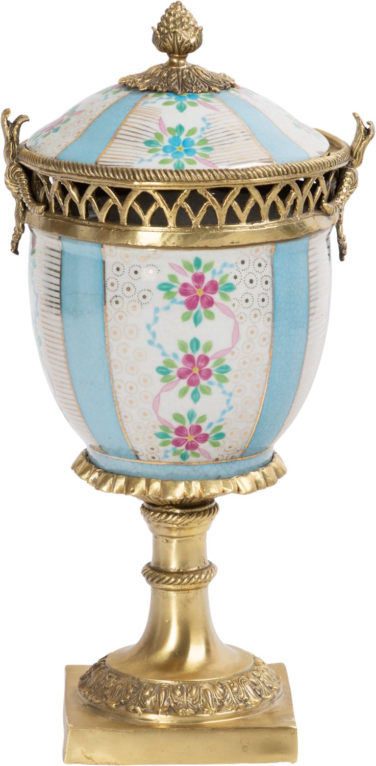 Ваза с крышкой Glasar J629C/HLD0956