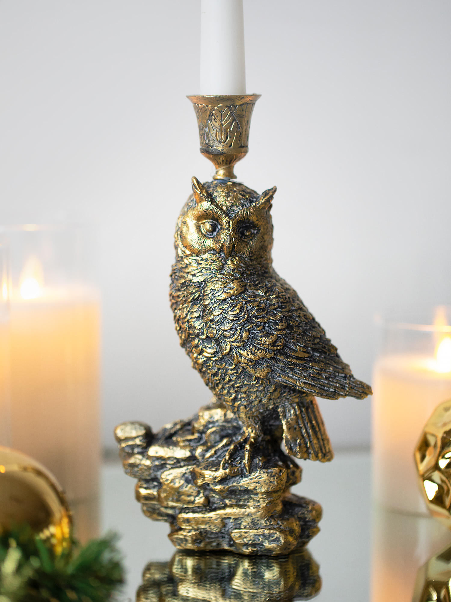 Подсвечник Сова Glasar 57-170