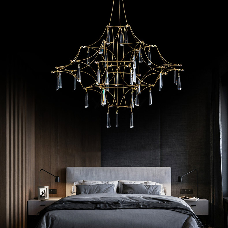 Подвесная люстра MARQUISE D80 Chrome by ImperiumLoft