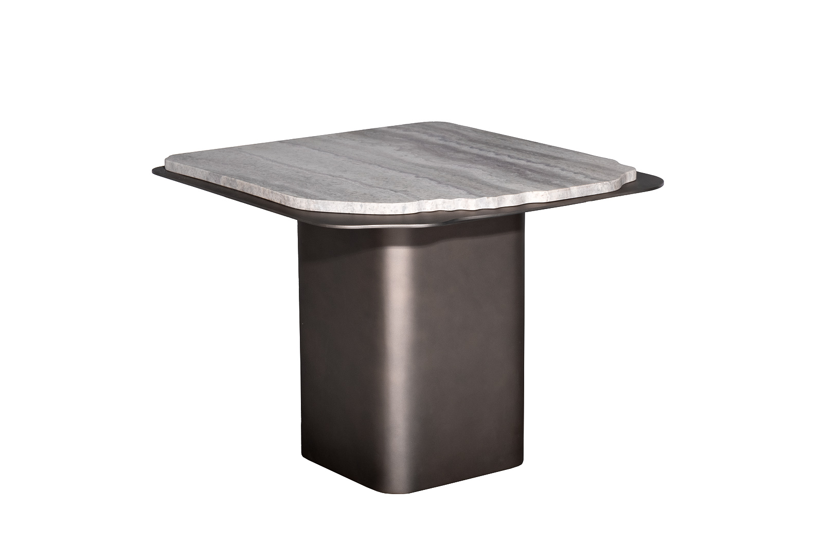 Стол журнальный Travertine 60*60*48 Garda Decor 58DB-04056