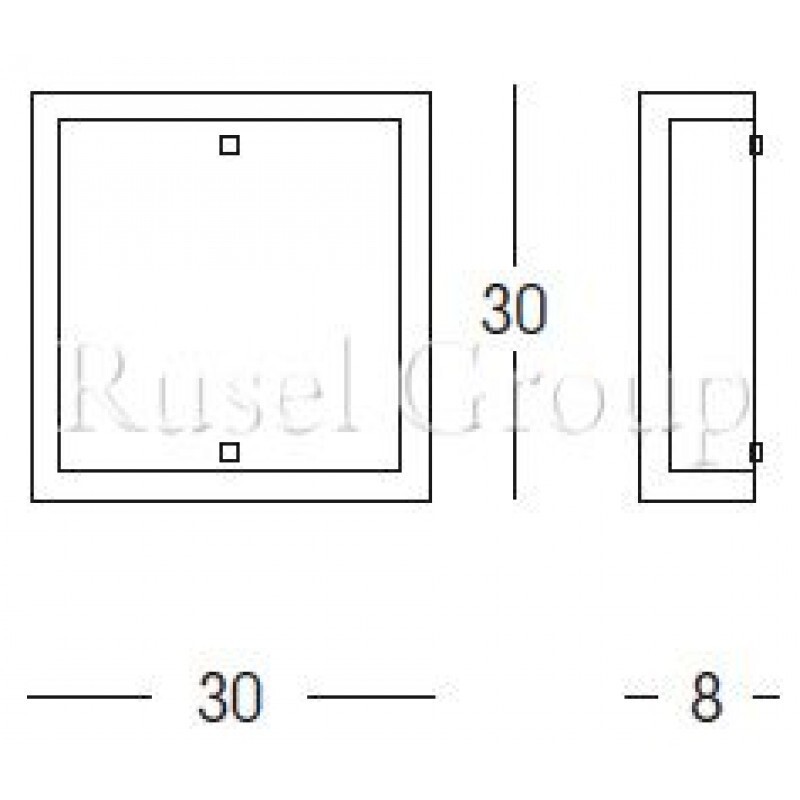 Настенно-потолочный светильник Linea Light Nove99 71226