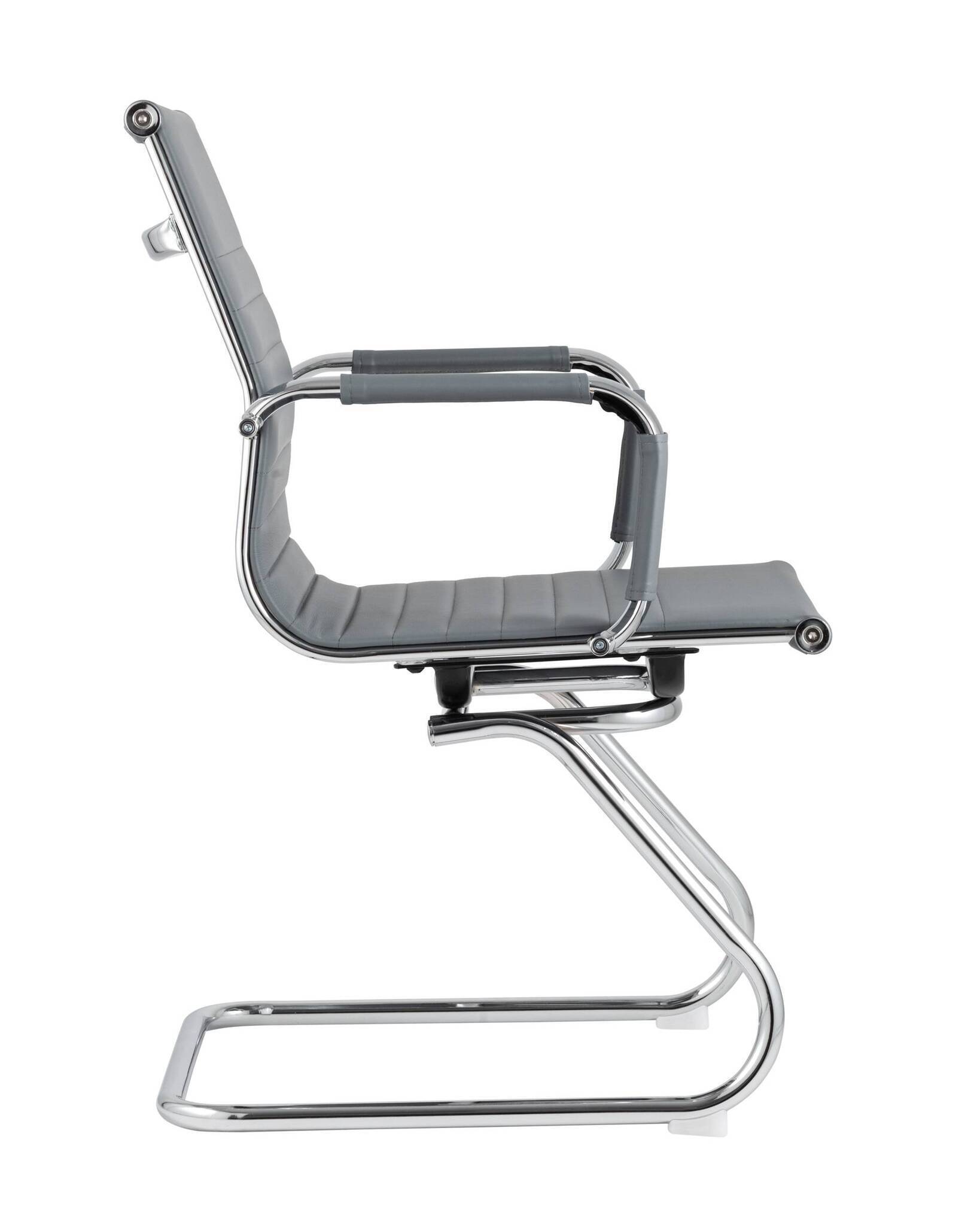 Кресло для посетителейs Visit серое TopChairs