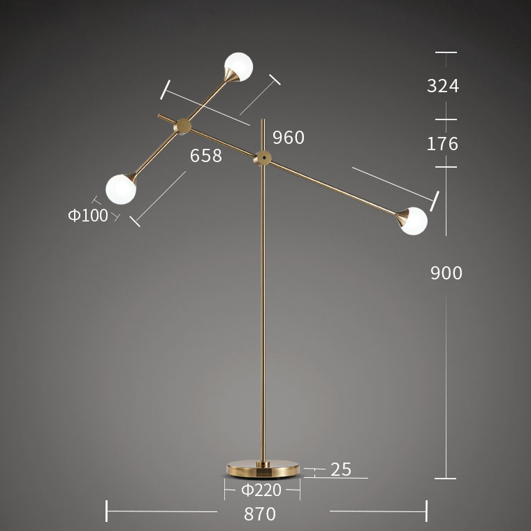 Торшер Bullarum T3 Floor Lamp by ImperiumLoft