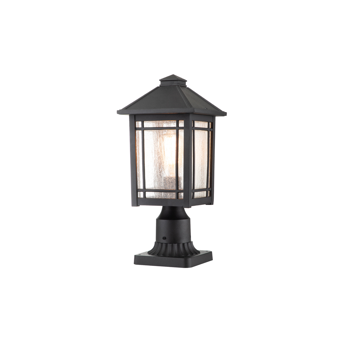 Фонарьпьедестал Quoizel QZ-CEDAR-POINT3-M-BK