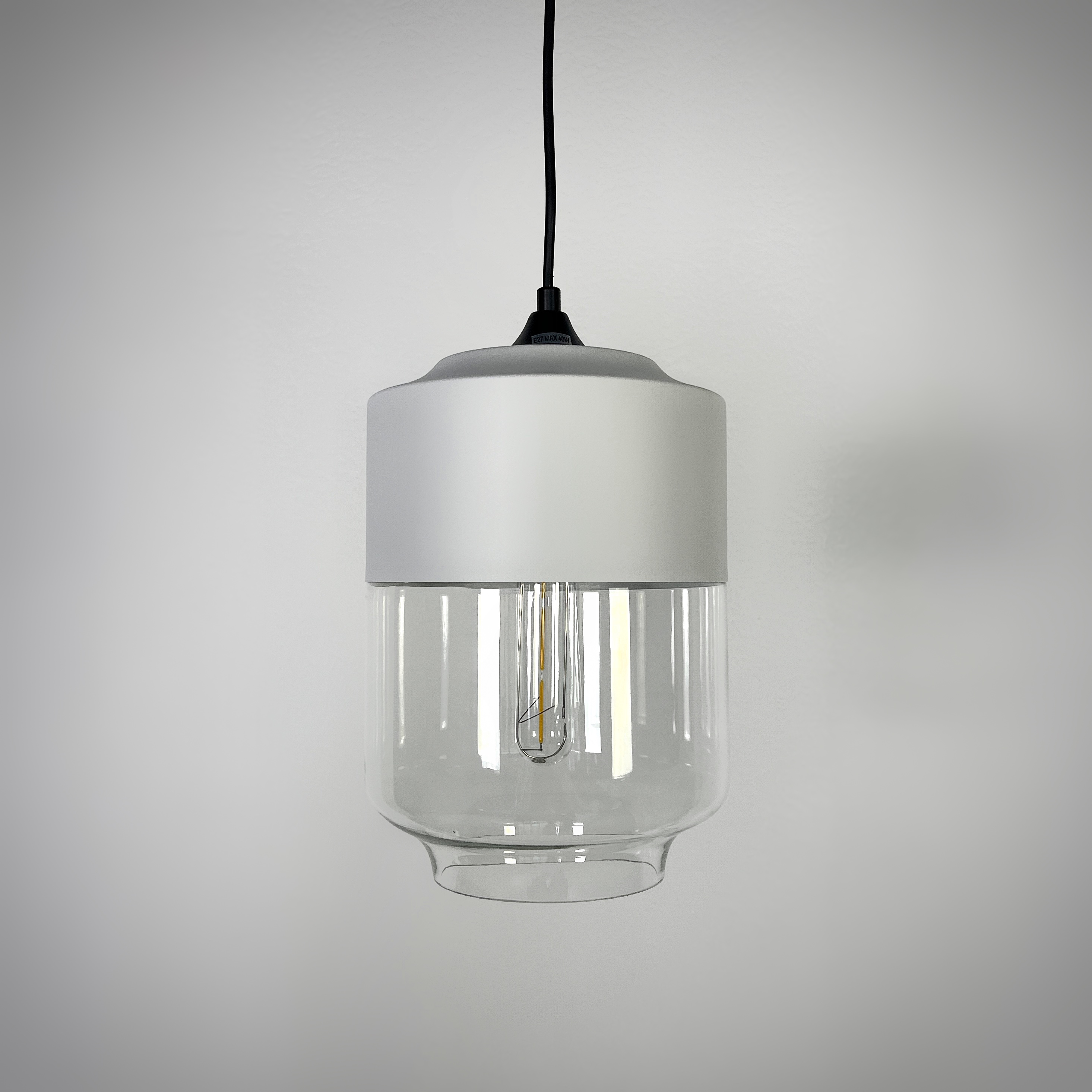 Подвесной Светильник Nord A D18 White/Transparent By Imperiumloft