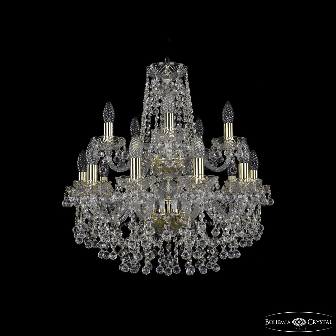 Люстра хрустальная 1409/10+5/195/2d G