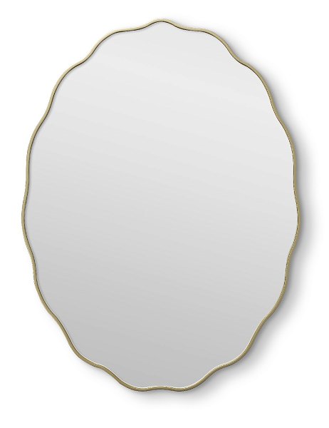 Fancy Oval Gold Зеркало в тонкой раме Smal Art-Zerkalo SM193GL