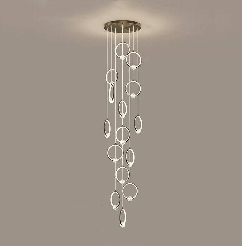 Подвесной светильник LUANA MORE L15 Black by ImperiumLoft