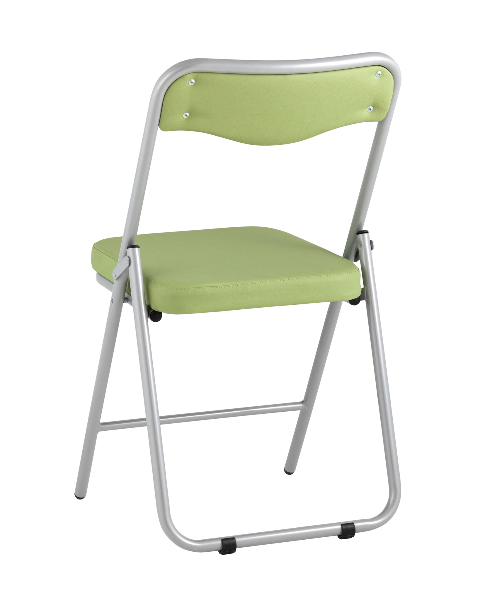 Складной стул Джонни экокожа салатовый каркас металлик Stool Group