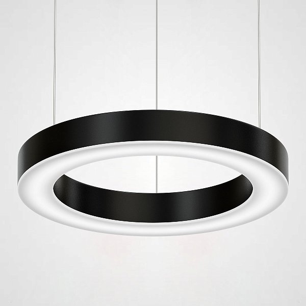 Люстра Light Ring Horizontal D40 Черный by ImperiumLoft