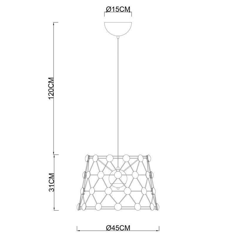 Подвесная люстра Divinare 1609/02 SP-48
