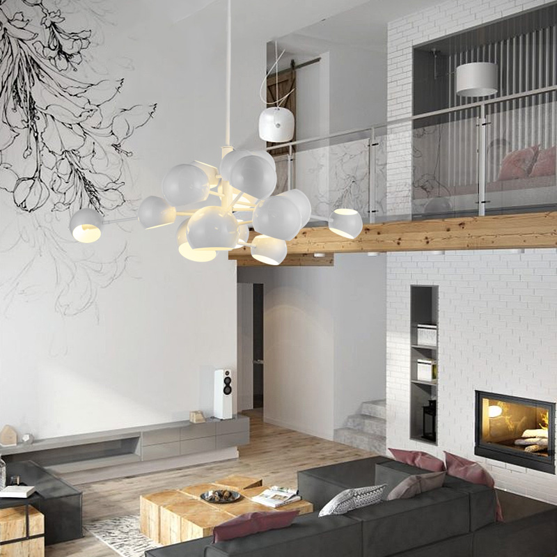 Дизайнерская люстра Kopra Burst L15 Black by ImperiumLoft