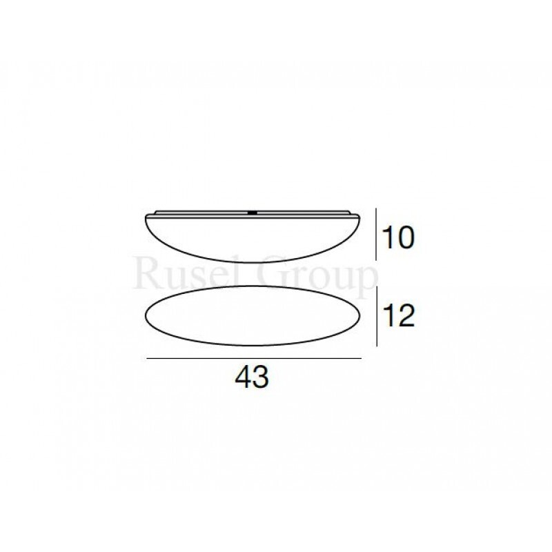 Настенно-потолочный светильник Linea Light Squash 7953