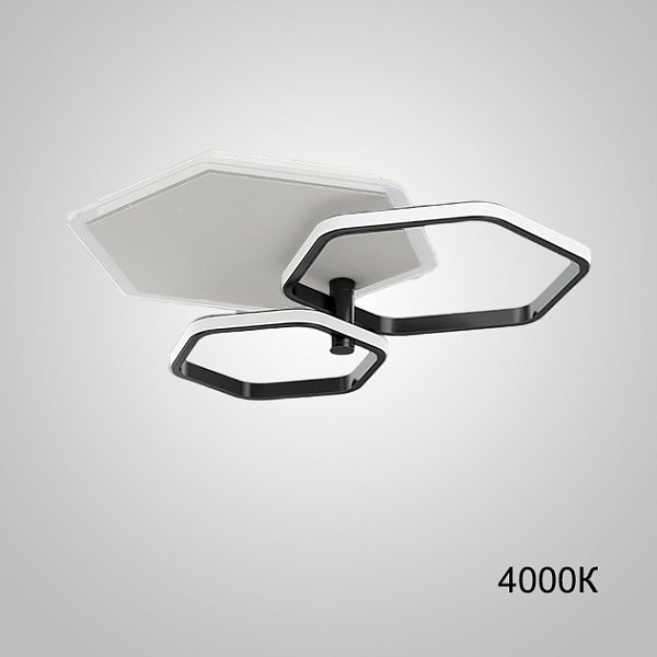 Потолочный светильник EDGON M Black 4000К by ImperiumLoft