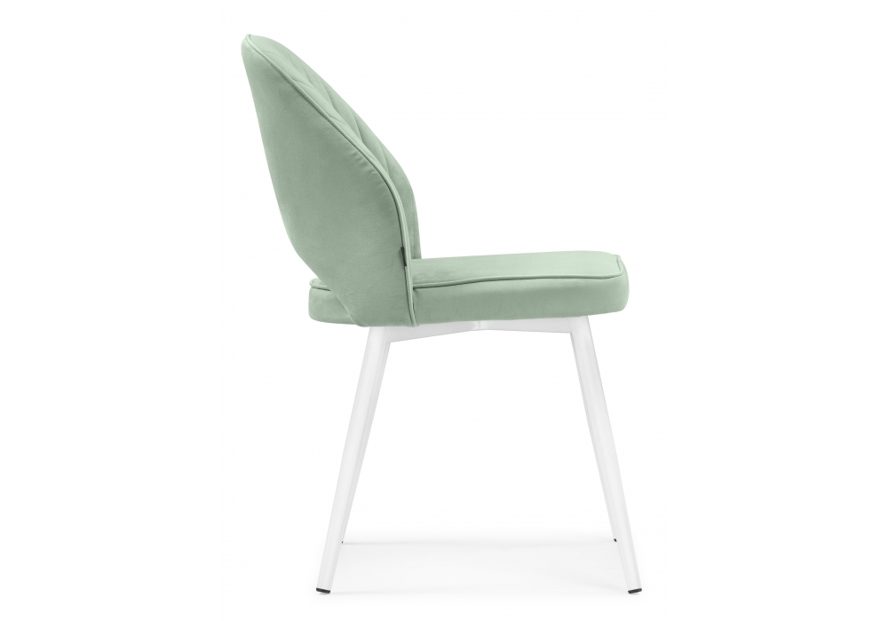 Стул Woodville Стул на металлокаркасе Брейния velutto 14 / белый 500003