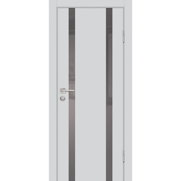 Межкомнатная дверь Graf P-9 серый лакобель Агат (2000 х 900)