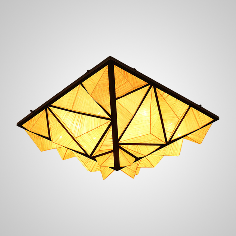 Люстра Aqua Creations Lighting ceiling D120 Yellow by ImperiumLoft